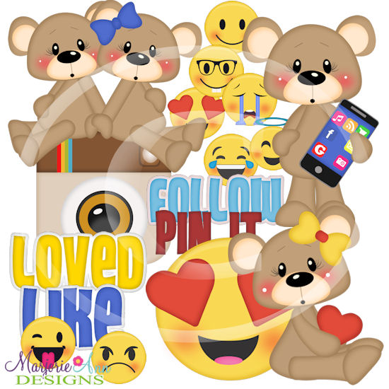 Franklin & Frannie-Social Media SVG Cutting Files + Clipart - Click Image to Close